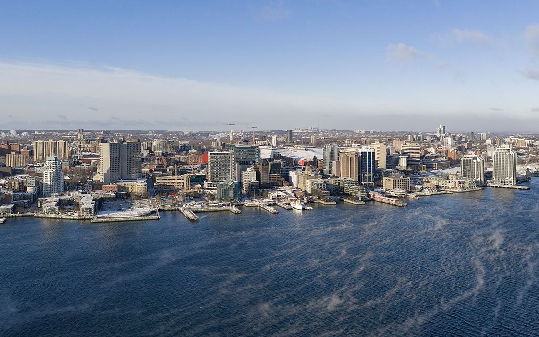 The Halifax skyline across the harbour