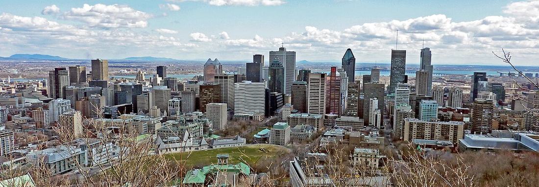 The Montreal skyline