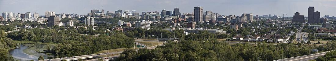 The Ottawa skyline